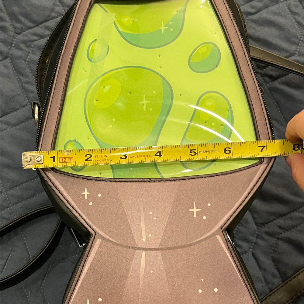 Stylish Lava Lamp Design ITA Crossbody Bag or backpack - Picture 8 of 10